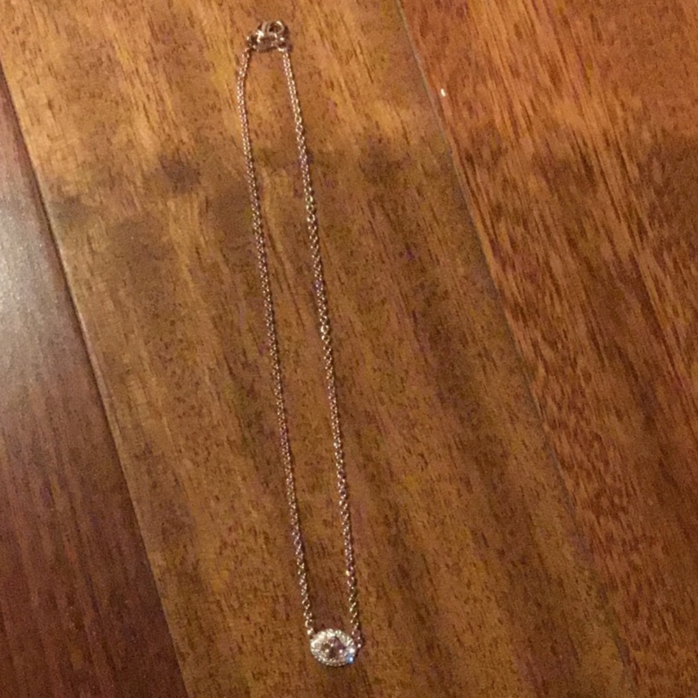Authentic Coach rose gold plated fashion necklace